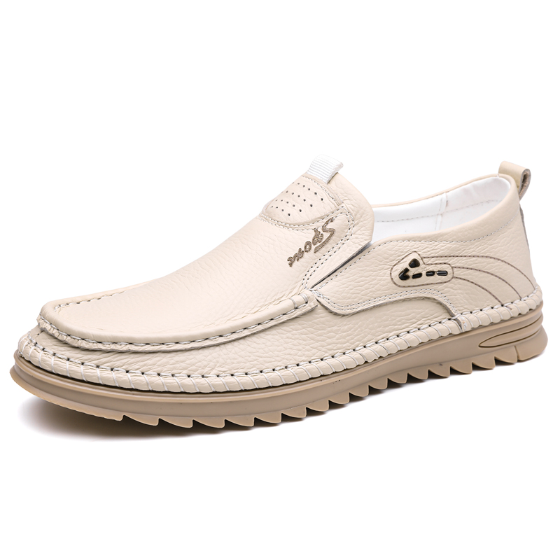 Men Formal Wear In Summer - รองเท้าหนังวัวแท้ชั้นแรก สไตล์ลำลองสำหรับธุรกิจ แฟชั่นผู้ชาย ใส่สบาย เหมาะสำหรับใส่ทำงาน ใส่ในชีวิตประจำวัน