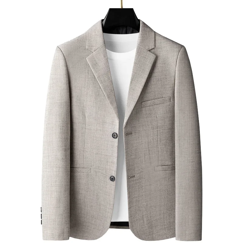 Men Formal Wear In Summer - เสื้อคลุมเบลเซอร์สำหรับผู้ชายเสื้อสูทลำลองสำหรับธุรกิจเสื้อคลุมเบลเซอร์เข้ารูปเสื้อแจ็คเก็ตเสื้อผ้า4XL ใหม่ฤดูใบไม้ผลิ