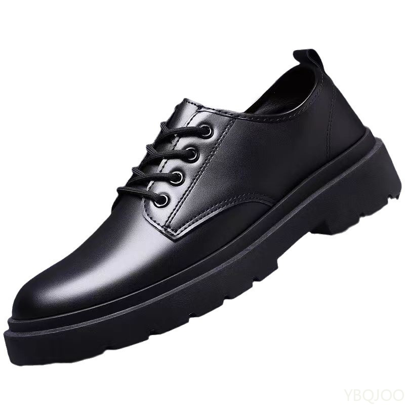 Men Formal Wear Fashion - รองเท้าผู้ชายแบบผูกเชือก สไตล์ลำลอง สำหรับใส่ทำงาน ใส่ได้ทั้งฤดูใบไม้ผลิและฤดูใบไม้ร่วง แฟชั่นใหม่ ระบายอากาศได้ดี