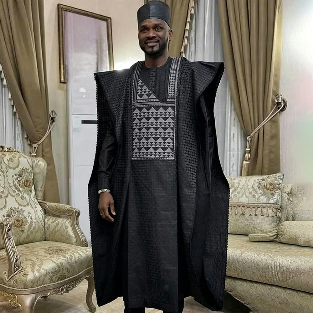 Men'S Formal Wear South Africa - ชุดประจำชาติแอฟริกาใต้ ชุดทางการ บาซิน ริช แดชิกิ เสื้อ