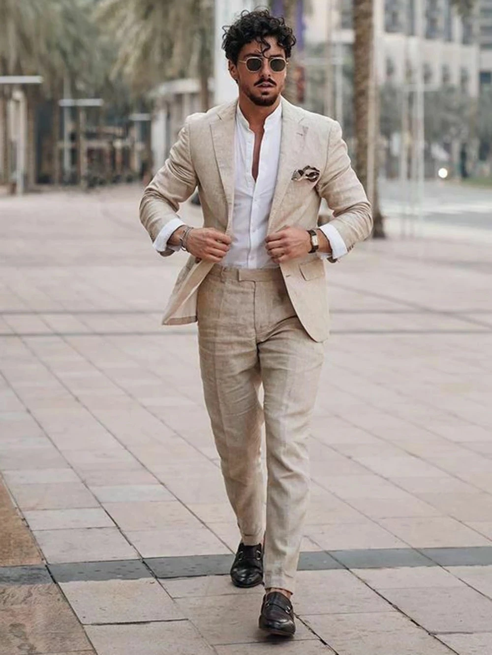 ชุดสูทผ้าลินินสำหรับธุรกิจชายห - Men Formal Wear In Summer บทวิจารณ์และราคา