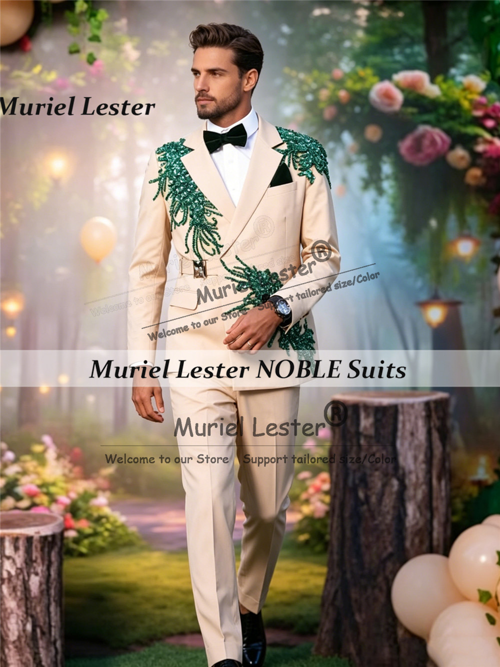 ชุดสูทผู้ชายประดับเพชรและลูกปั - Unique Men'S Formal Wear บทวิจารณ์และราคา