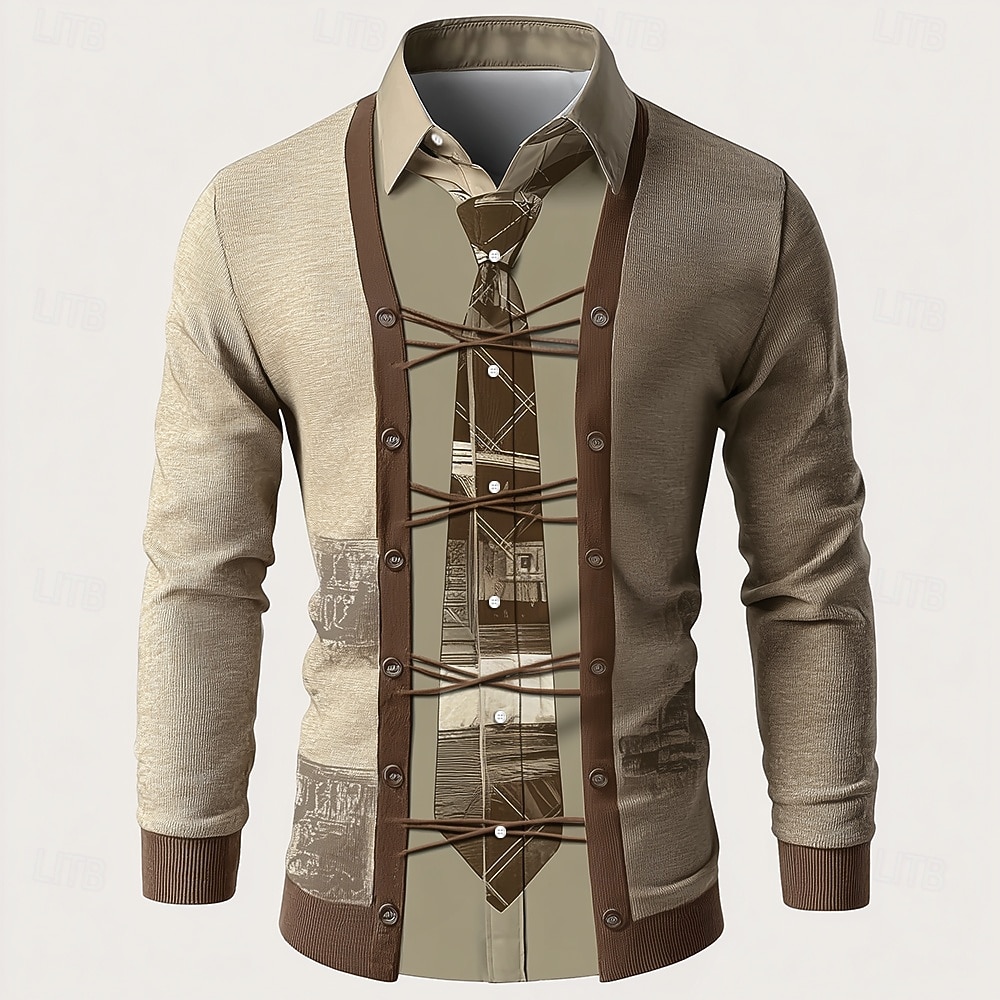 เสื้อเชิ้ตแขนยาวพิมพ์ลายเสื้อโ - Unique Men'S Formal Wear บทวิจารณ์และราคา