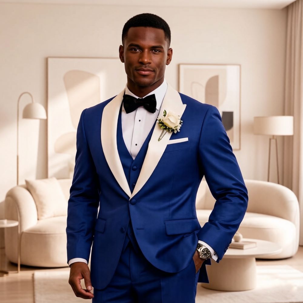 ชุดสูทผู้ชายแบบเป็นทางการ 3 ชิ - Men'S Formal Wear For Reception บทวิจารณ์และราคา