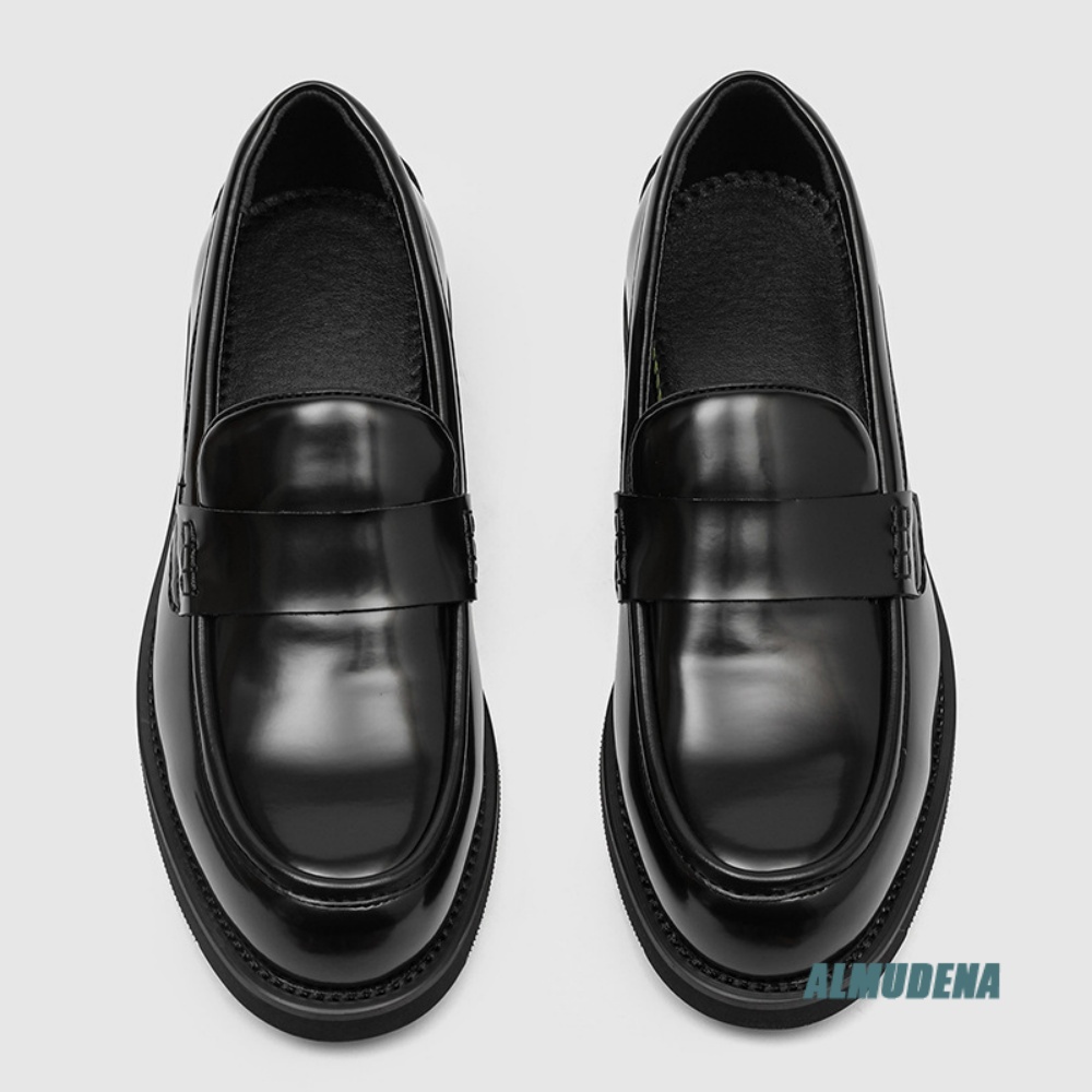รองเท้าโลฟเฟอร์หัวกลมสำหรับผู้ - Men Formal Wear Fashion บทวิจารณ์และราคา