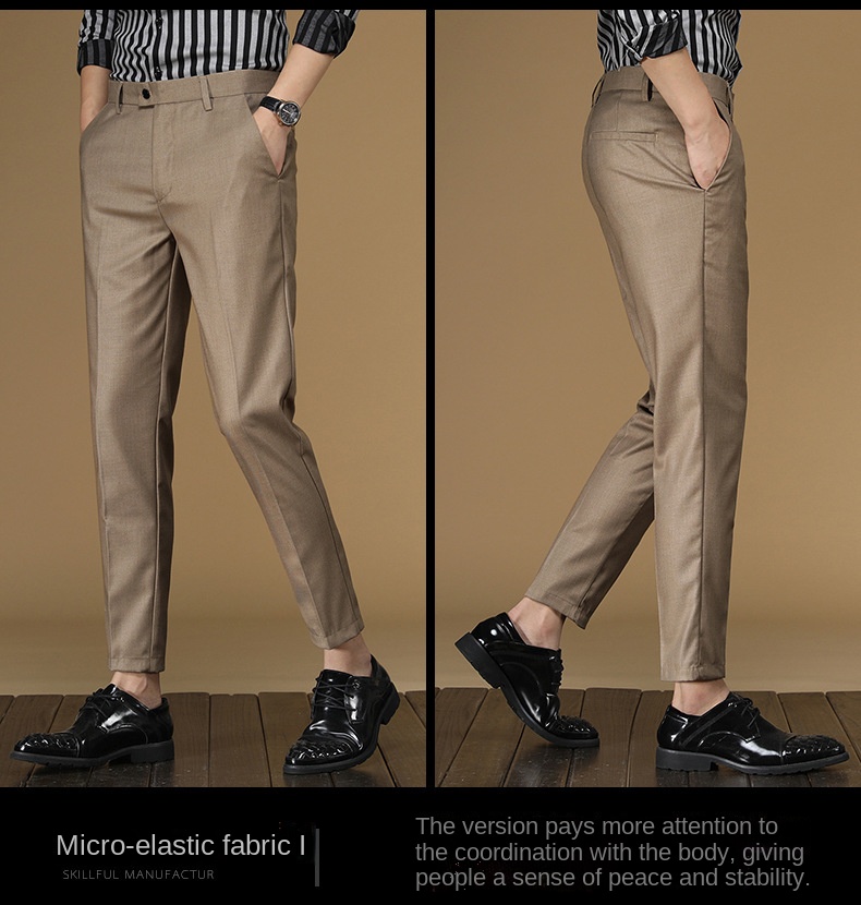ฤดูร้อนกางเกงผู้ชายสีแดงสีดําส - Men Formal Wear In Summer บทวิจารณ์และราคา