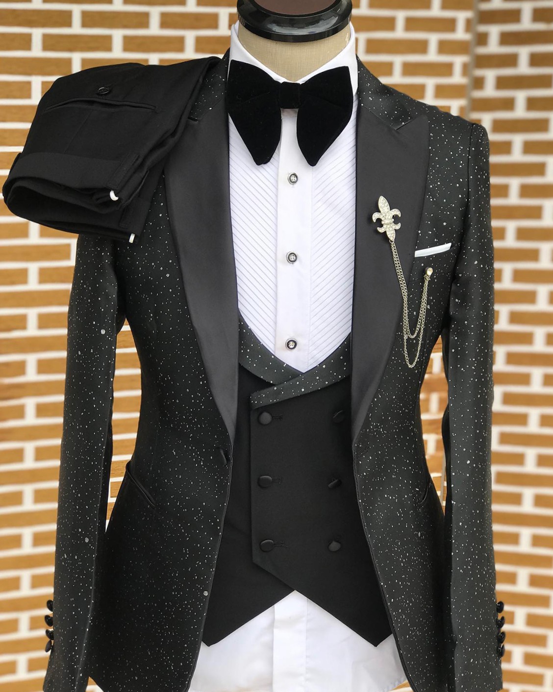 คลาสสิกงานแต่งงานชุดพ่นใหม่ Sh - Men'S Formal Wear No Suit บทวิจารณ์และราคา