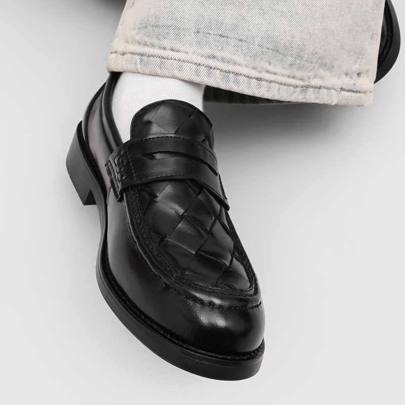 รองเท้าโลฟเฟอร์แบบสานทำมือสำหร - Men Formal Wear In Summer บทวิจารณ์และราคา