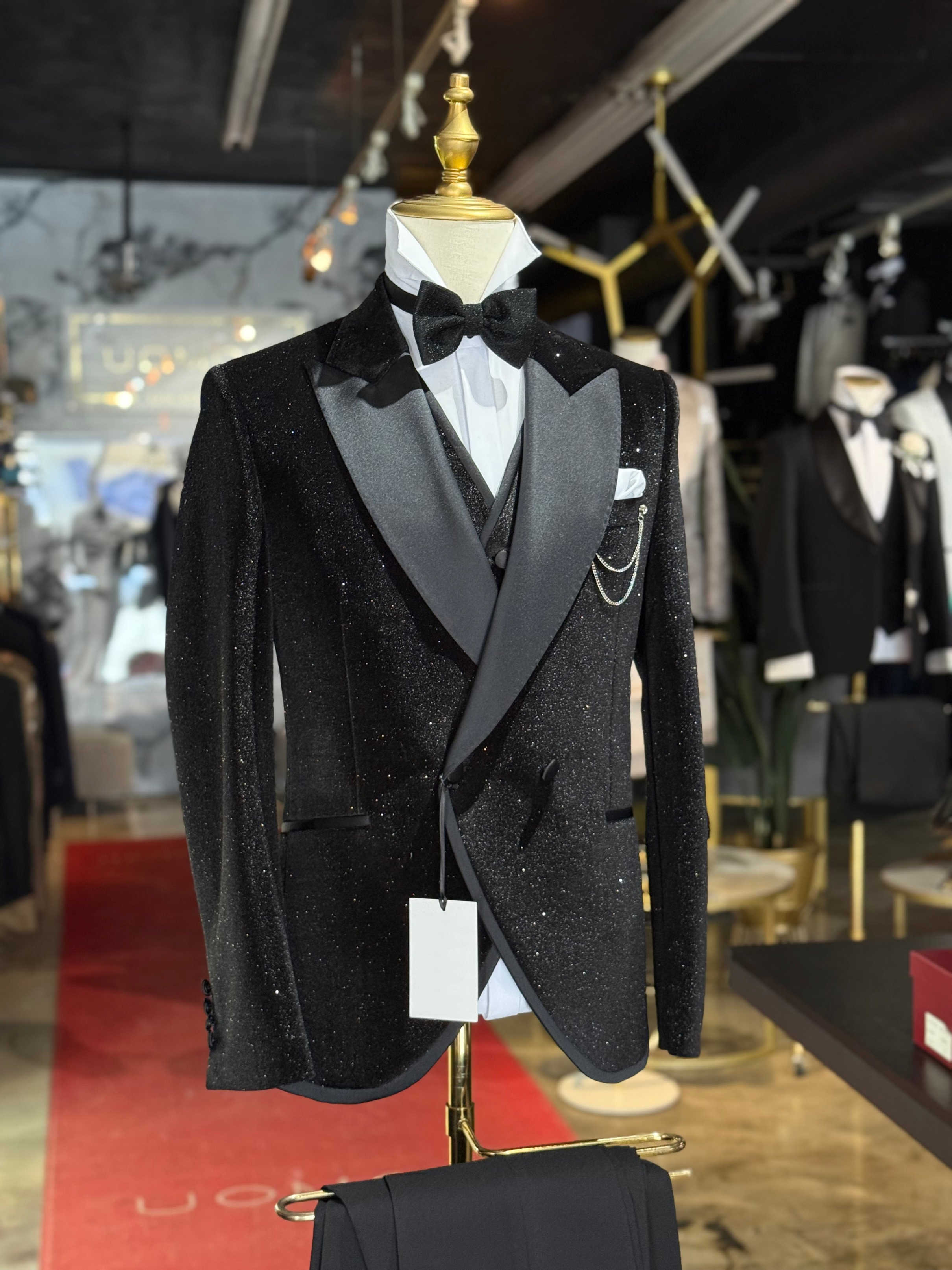 ชุดสูทผู้ชายหรูหราแบบมีกลิตเตอ - Men'S Formal Wear No Suit บทวิจารณ์และราคา