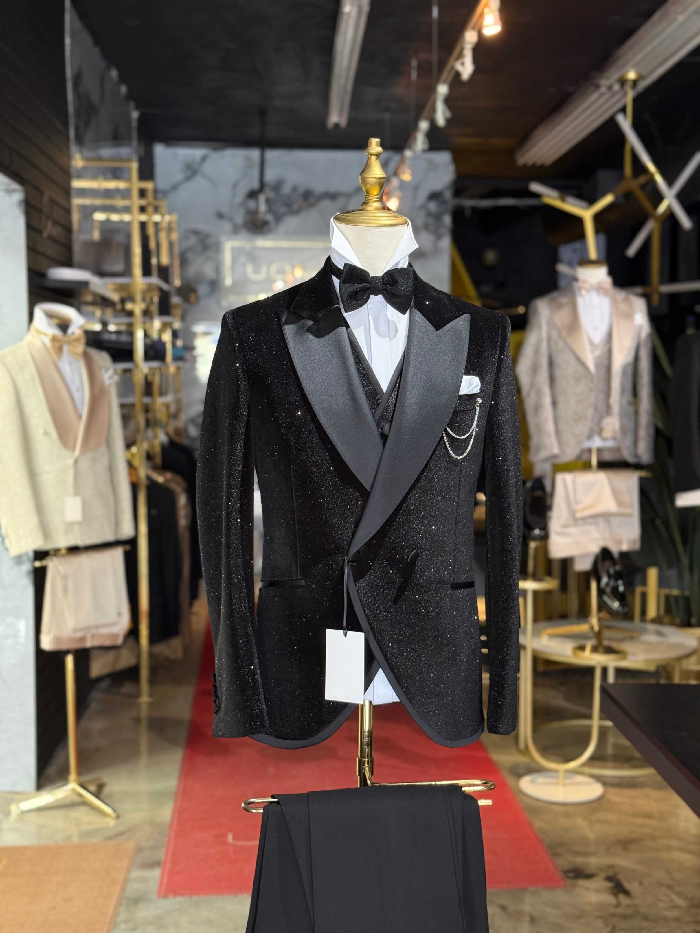 ชุดสูทผู้ชายหรูหราแบบมีกลิตเตอ - Men'S Formal Wear No Suit บทวิจารณ์และราคา