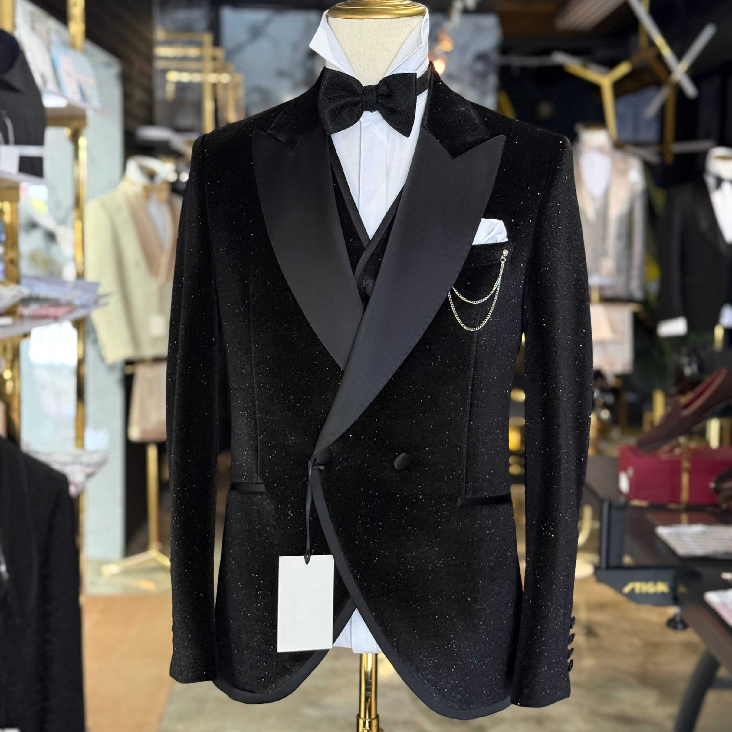 ชุดสูทผู้ชายหรูหราแบบมีกลิตเตอ - Men'S Formal Wear No Suit บทวิจารณ์และราคา