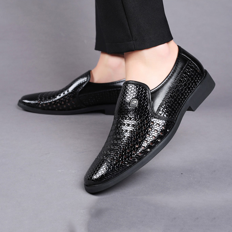 ฤดูร้อนใหม่รองเท้าหนังผู้ชายธุ - Formal Men Office Wear Sandals บทวิจารณ์และราคา
