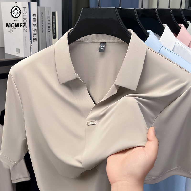 เสื้อเชิ้ตผู้ชายปกเรียบแบบซ่อน - Men Formal Wear In Summer บทวิจารณ์และราคา