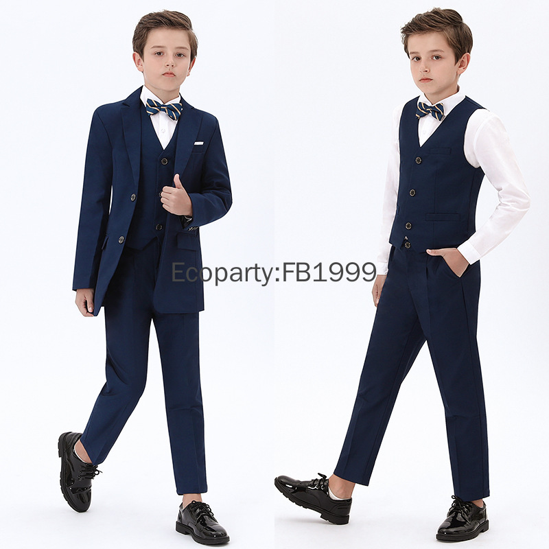 4 ชิ้นชุดสําหรับเด็กงานแต่งงาน - Formal Wear For Men Kids บทวิจารณ์และราคา