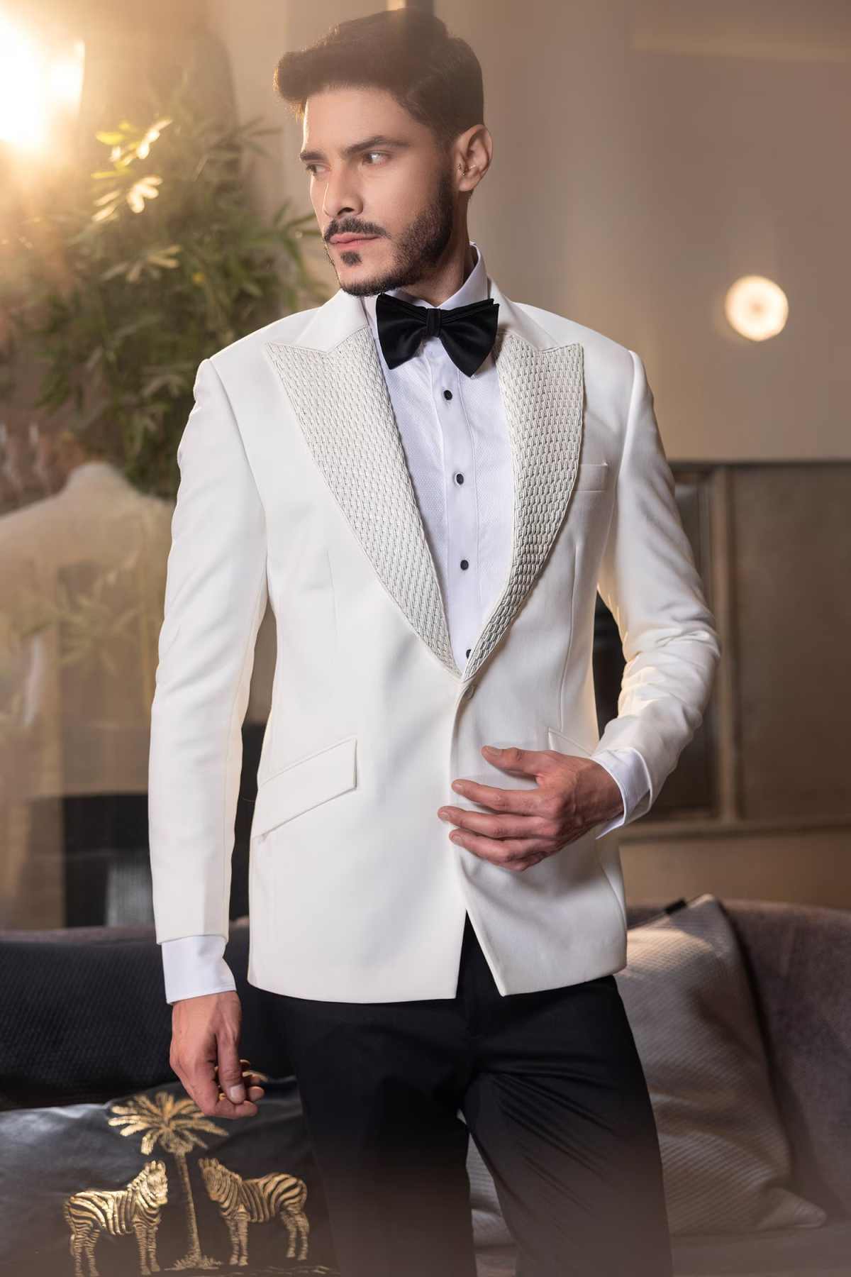 คลาสสิกผู้ชายชุดกระดุมแถวเดียว - Men'S Formal Wear No Suit บทวิจารณ์และราคา