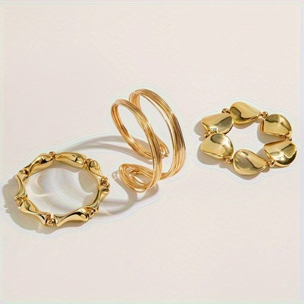 กำไลข้อมือแบบเปิดรูปทรงเรขาคณิ - Cufflinks Silver Set บทวิจารณ์และราคา