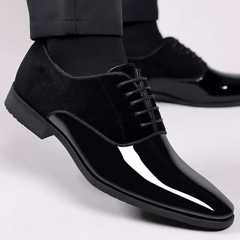 รองเท้าหนังธุรกิจแบบใหม่สำหรับ - Men Formal Wear Fashion บทวิจารณ์และราคา