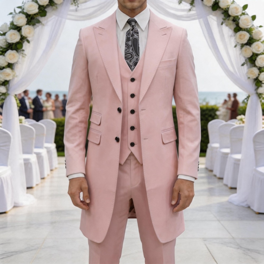 ชุดสูทผู้ชายทรงเข้ารูป 3 ชิ้น  - Men Formal Wear In Summer บทวิจารณ์และราคา