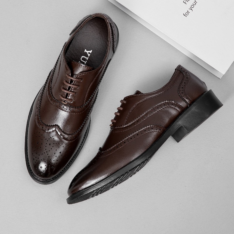 รองเท้าหนังทรงคลาสสิกสำหรับผู้ - Men Formal Wear In Summer บทวิจารณ์และราคา