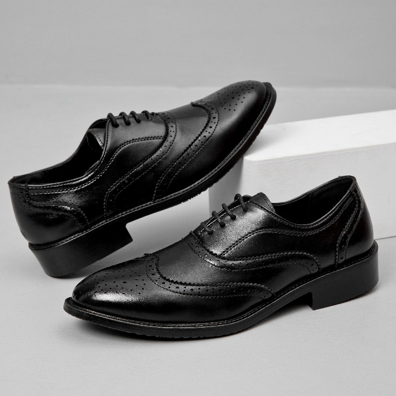 รองเท้าหนังทรงคลาสสิกสำหรับผู้ - Men Formal Wear In Summer บทวิจารณ์และราคา