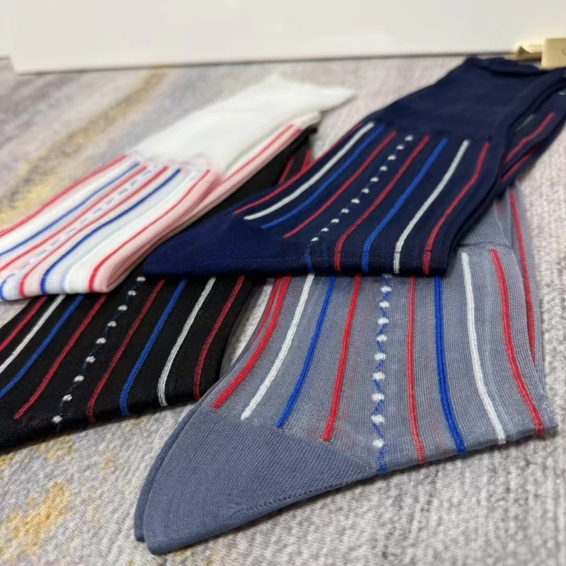ถุงเท้าผู้ชายแบบโปร่งใส ลายทาง - Men'S Formal Wear No Suit บทวิจารณ์และราคา