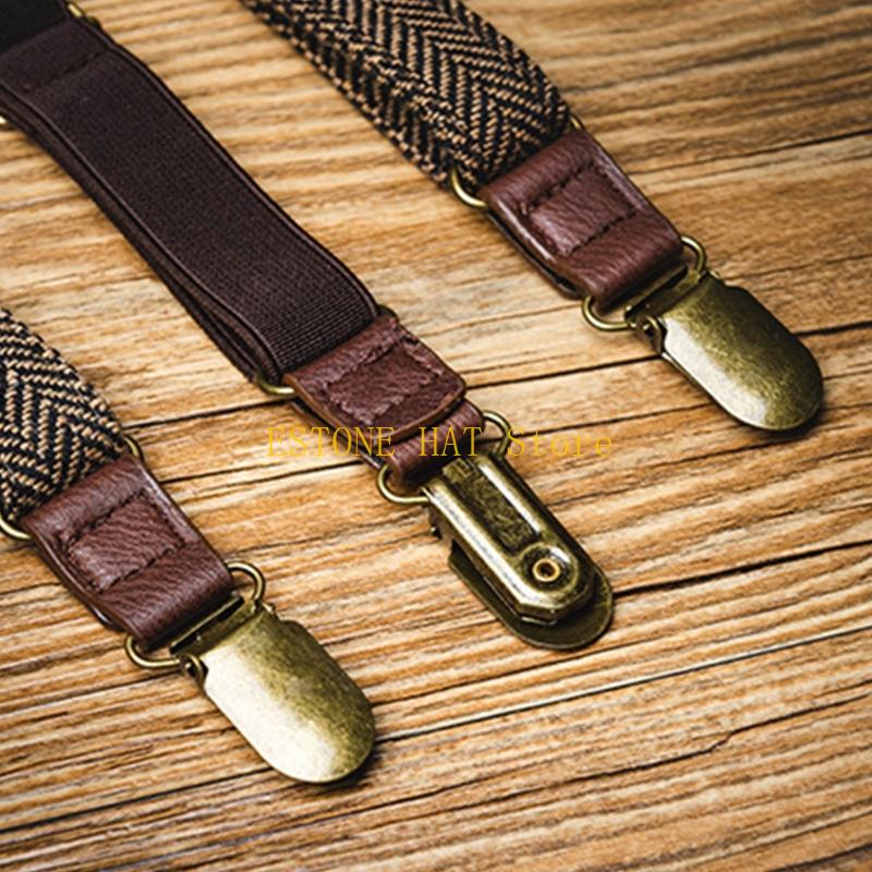 49MF Men Elastic Suspenders 3  - Tall Men Formal Wear บทวิจารณ์และราคา