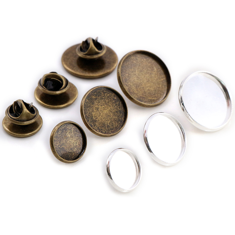 10pcs 12-20 มม.ขนาดด้านใน Silv - Cufflinks Silver Set บทวิจารณ์และราคา