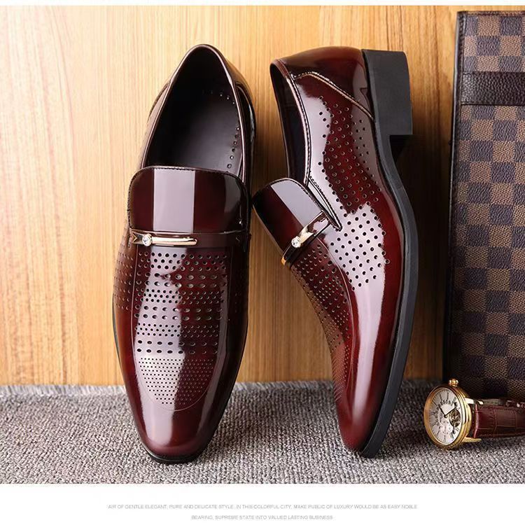 รองเท้าหนังผู้ชายแบบใหม่สำหรับ - Formal Men Office Wear Sandals บทวิจารณ์และราคา