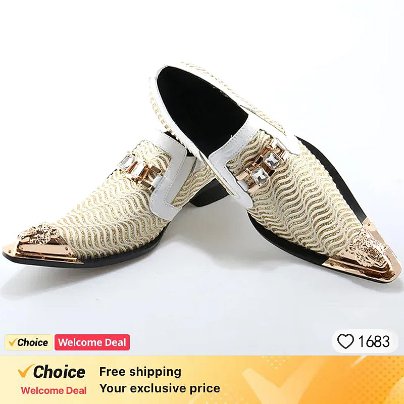 รองเท้าหนังผู้ชายแฟชั่น สายโลห - Formal Wear For Men Kids บทวิจารณ์และราคา