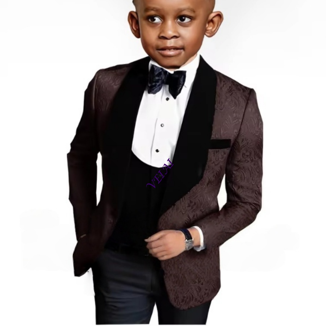 ชุดสูทสามชิ้นลายดอกไม้สำหรับเด - Formal Wear For Men Kids บทวิจารณ์และราคา