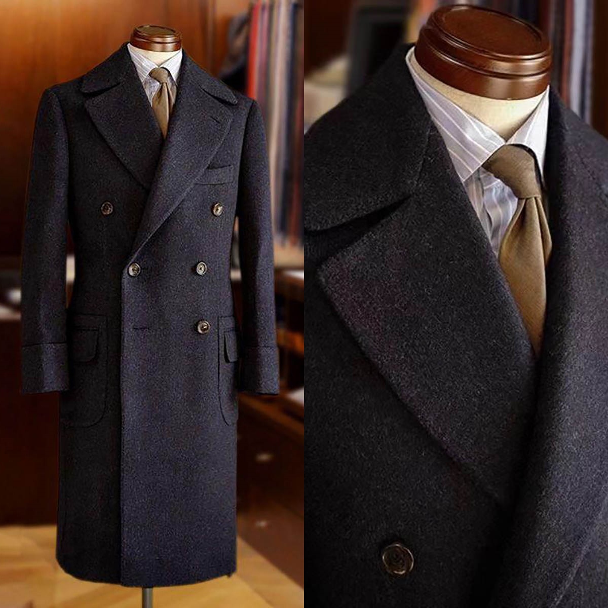 เสื้อโค้ทขนสัตว์แฟชั่นวินเทจแบ - Men'S Vintage Formal Wear บทวิจารณ์และราคา