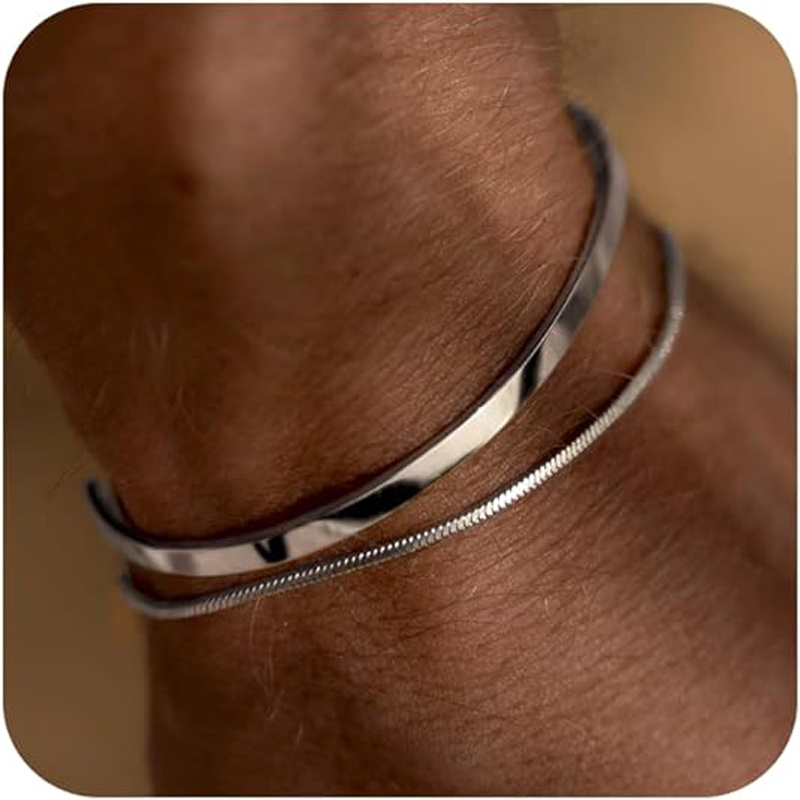 STACKABLE สร้อยข้อมือสําหรับชา - Cufflinks Silver Set บทวิจารณ์และราคา