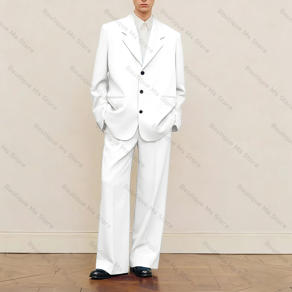 ชุดสูทผู้ชายสีดำทรงโอเวอร์ไซส์ - Men Formal Wear Fashion บทวิจารณ์และราคา