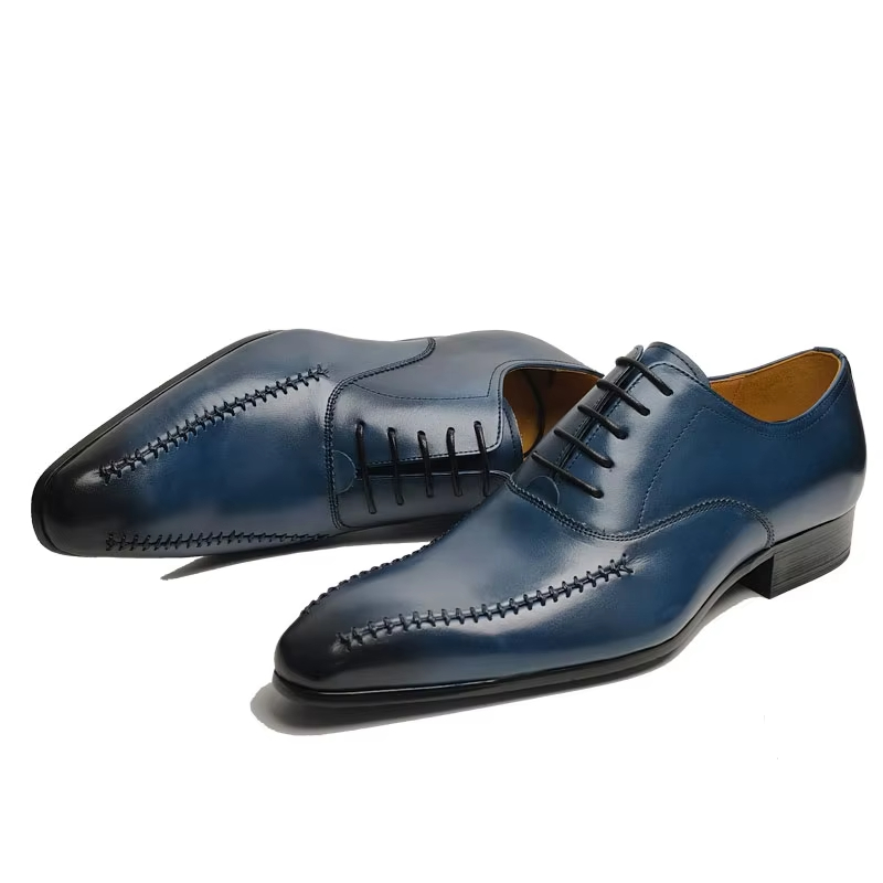 รองเท้าหนังแท้ผู้ชายระดับไฮเอน - Men Formal Wear Fashion บทวิจารณ์และราคา