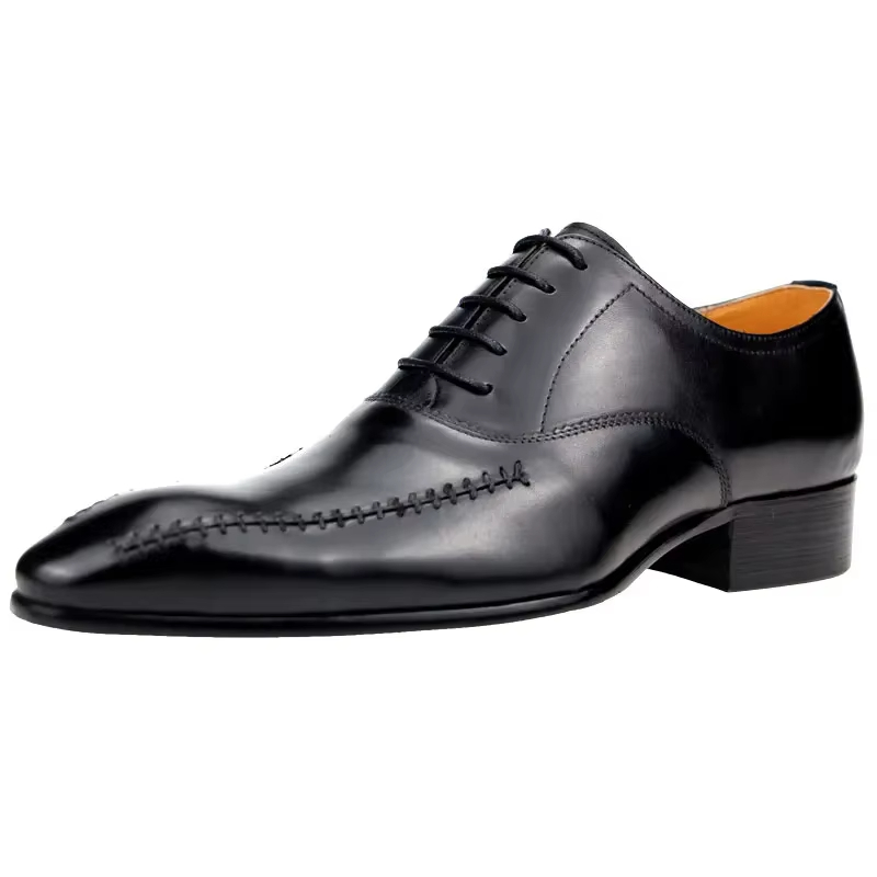 รองเท้าหนังแท้ผู้ชายระดับไฮเอน - Men Formal Wear Fashion บทวิจารณ์และราคา