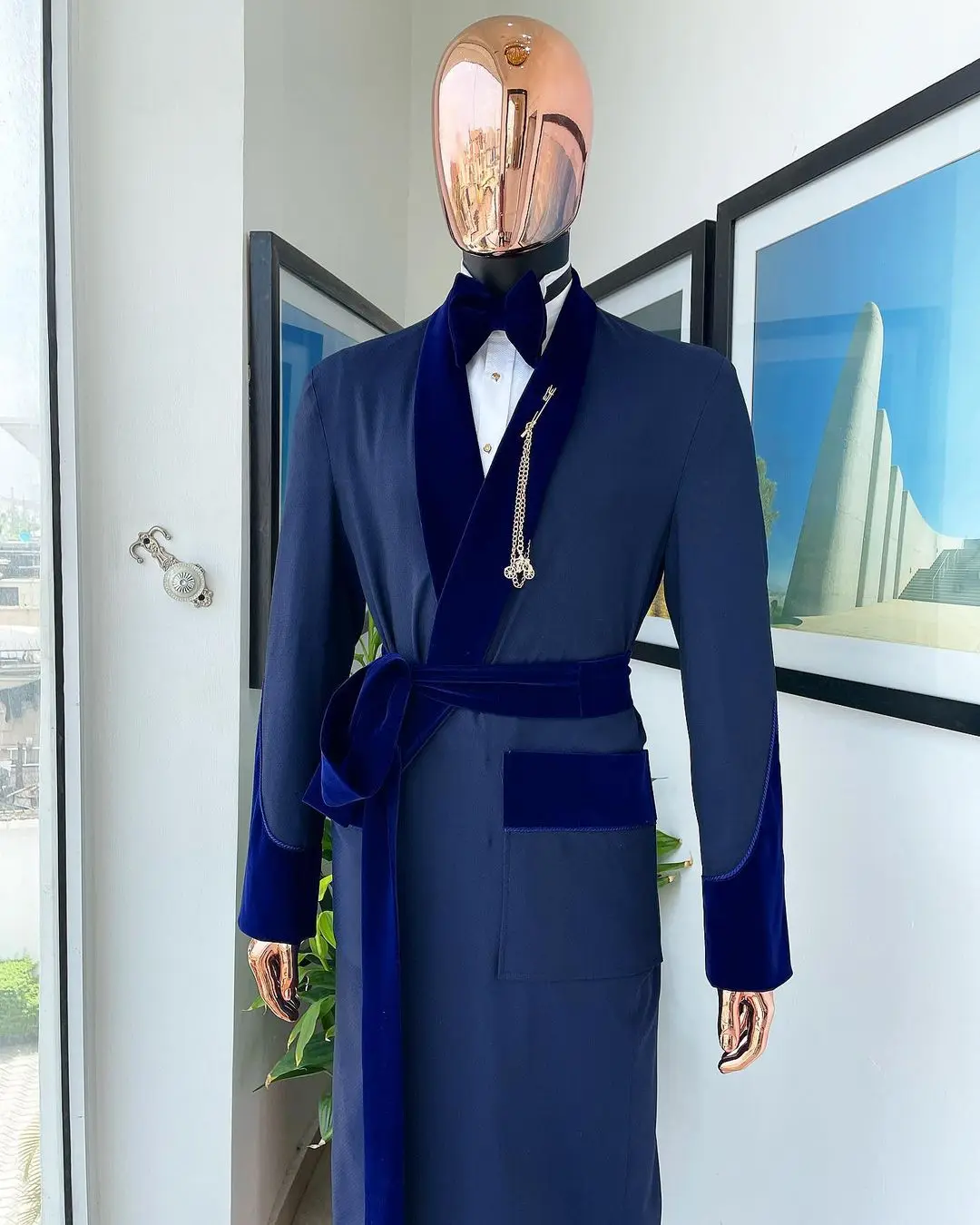 Tailor Made Royal Blue Men ชุด - Men Formal Wear Blue บทวิจารณ์และราคา