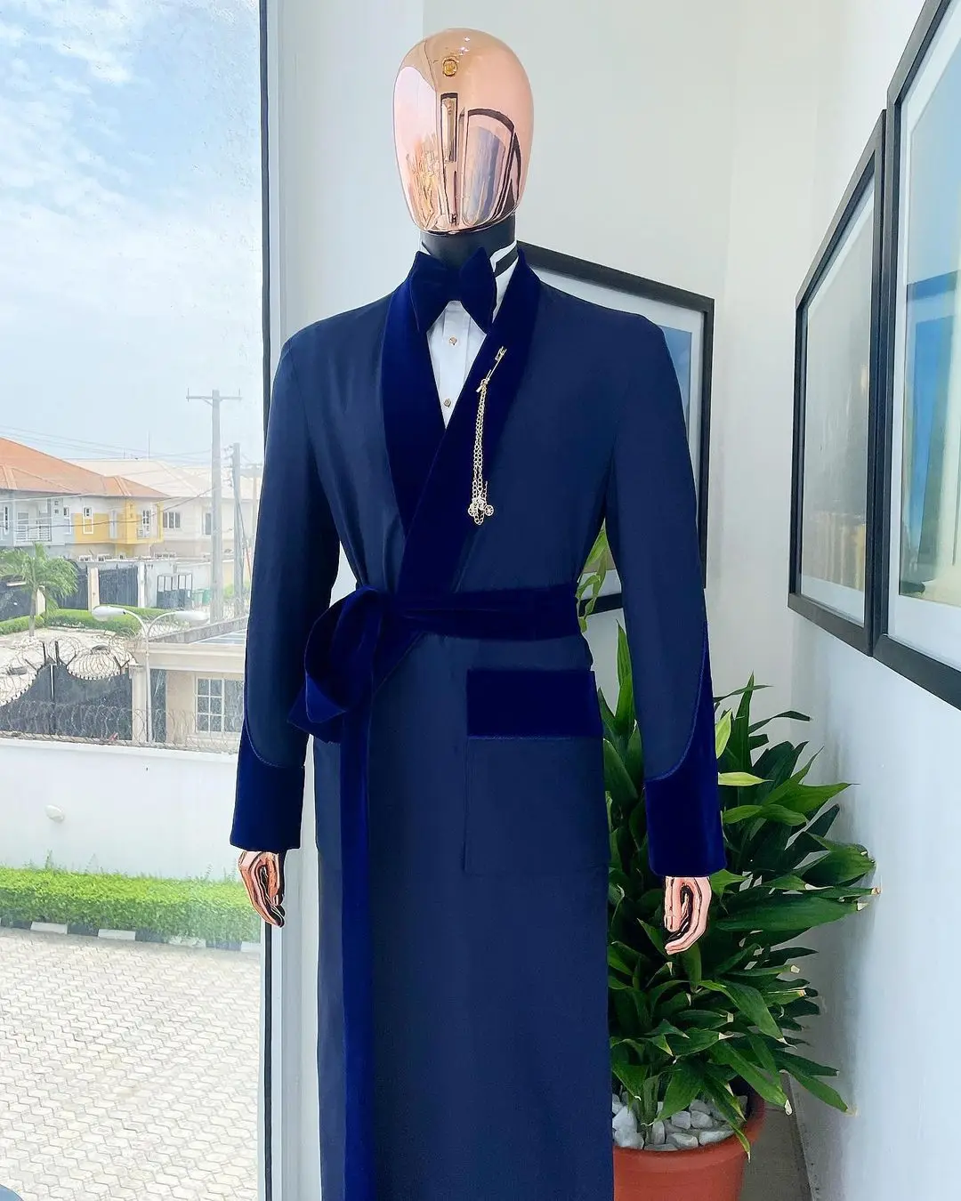 Tailor Made Royal Blue Men ชุด - Men Formal Wear Blue บทวิจารณ์และราคา