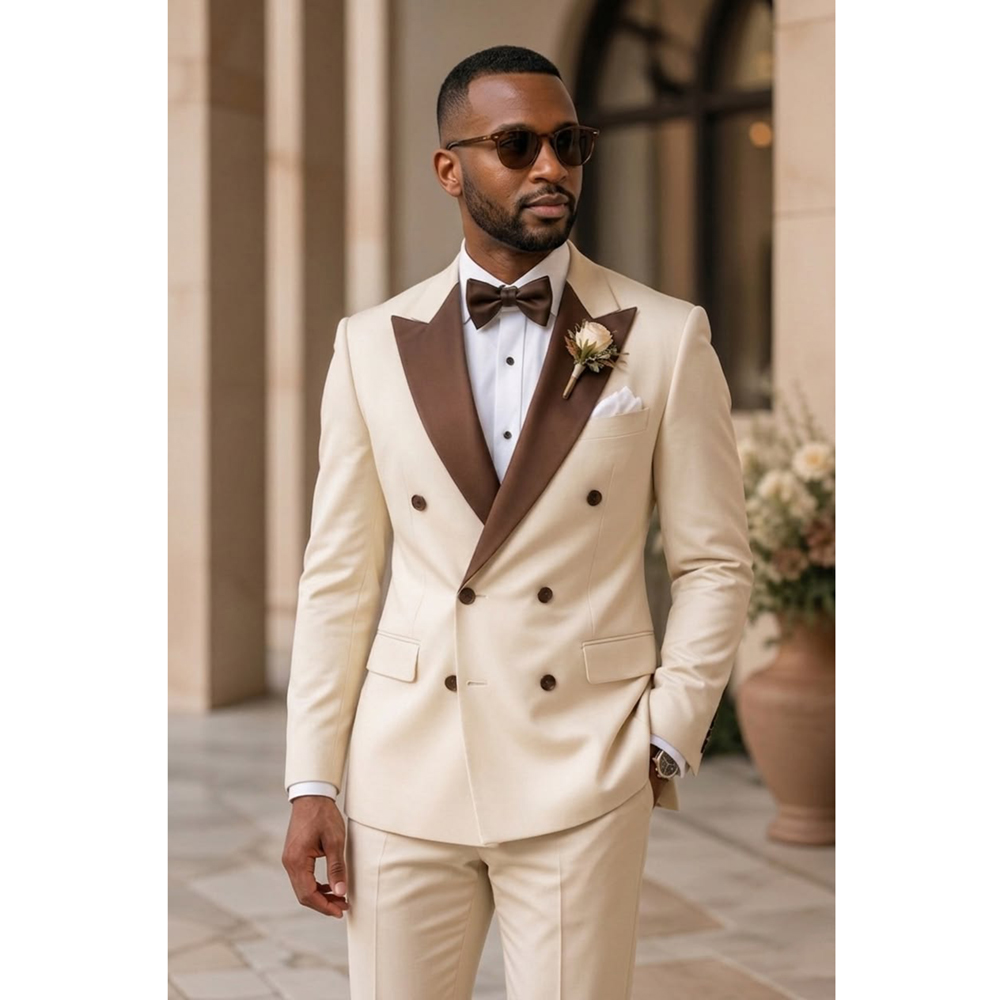 ชุดทักซิโด้ผู้ชายแบบกระดุมสองแ - Men Formal Wear Fashion บทวิจารณ์และราคา